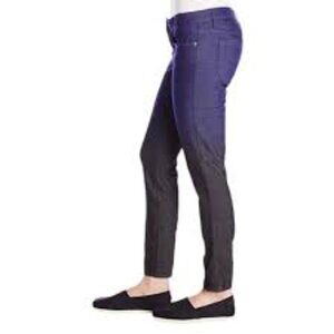 Prana Jett Purple Ombre Skinny Jeans Size 6